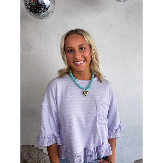 Southern Charm Ruffle Tee