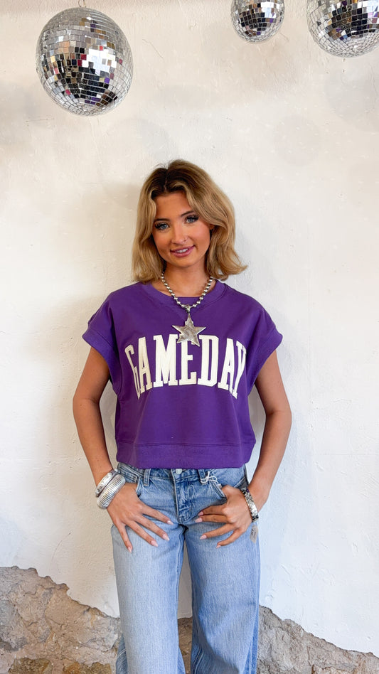 Saturday Night Lights Gameday Crop