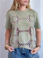 The Horse Bit Tee-  Sage Green