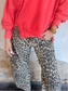 Cheetah Barrel Jeans