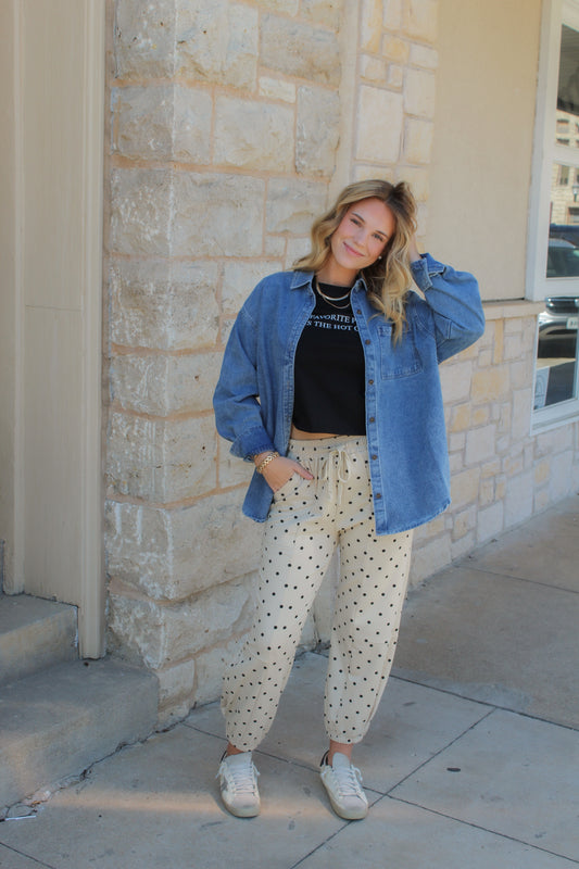 The Cozy Dot Jogger