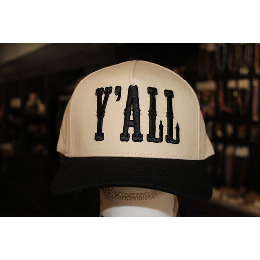 Y’all (Black) - Fabric Hat