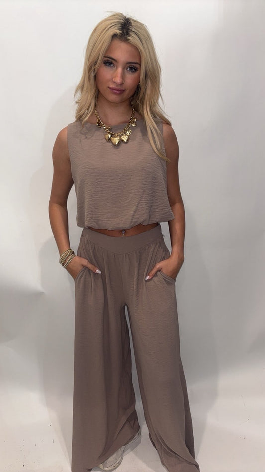 Taupe 2 Piece Set