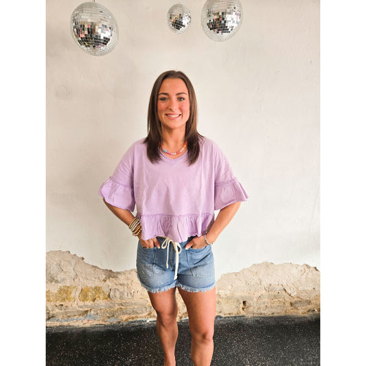 The Charli Ruffle Tee