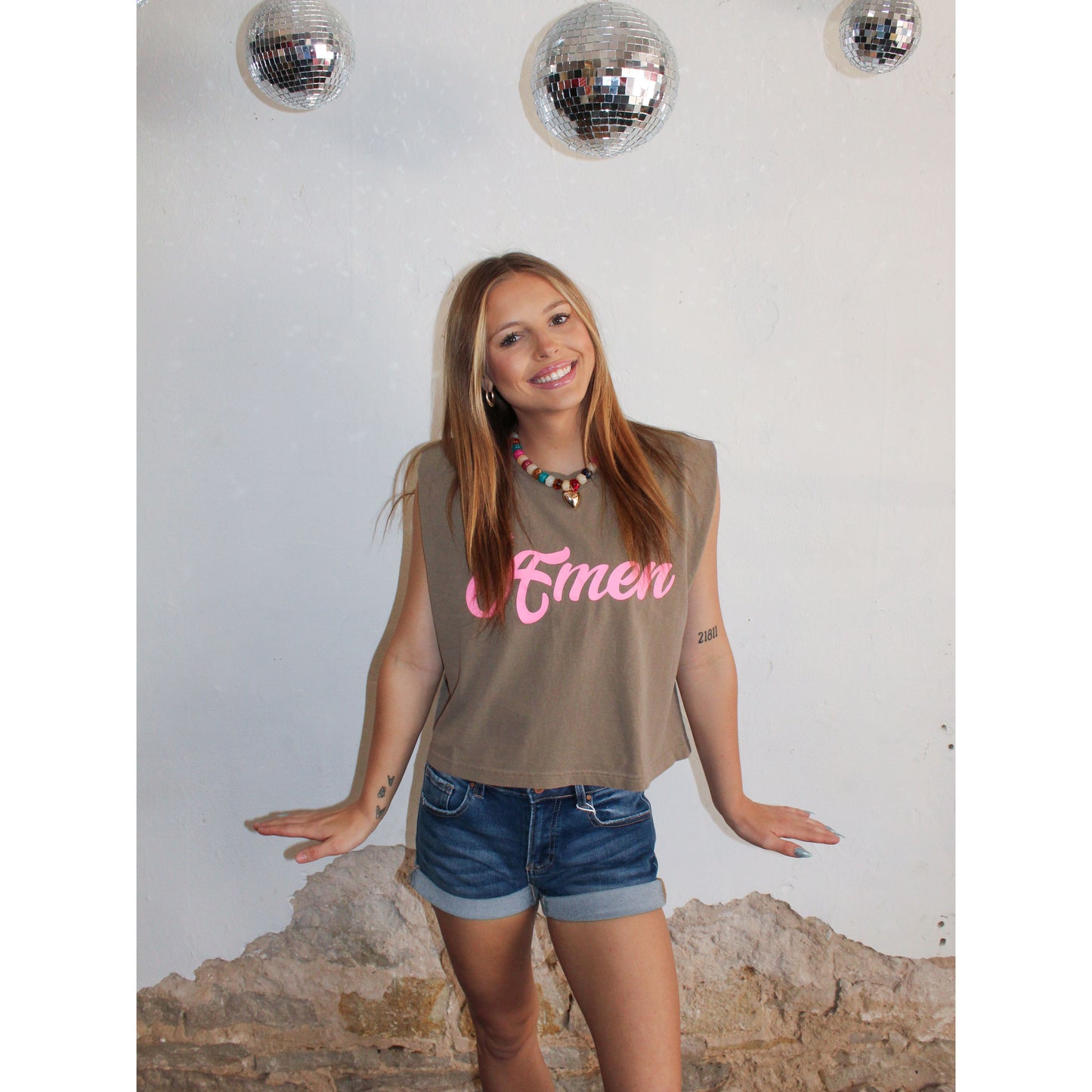 Can I Get An Amen Crop Tee