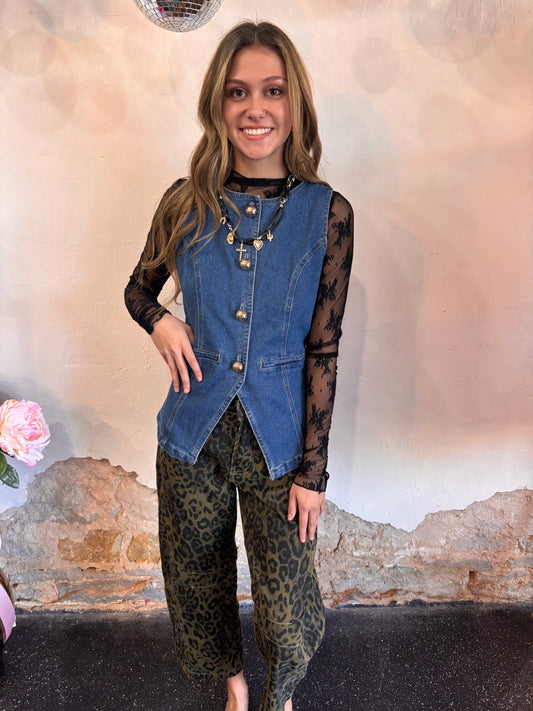 The Ophelia Denim Vest