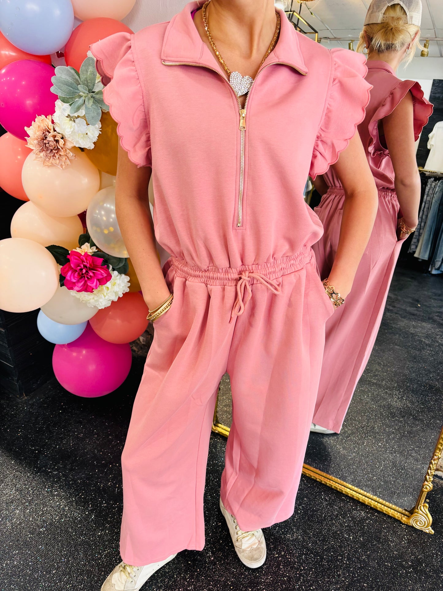 Pink Jumpsuit