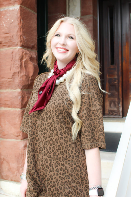 The Dolly Leopard Romper