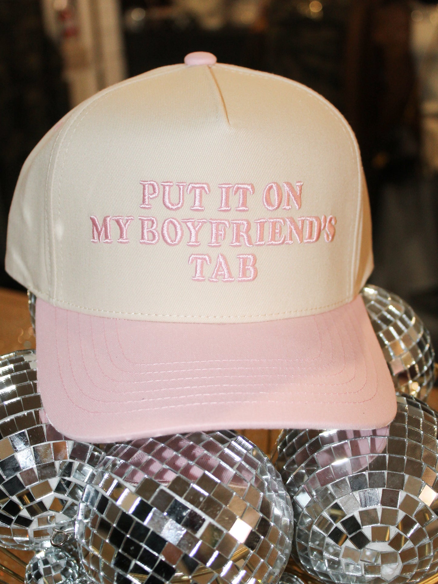 Put It On My Boyfriend’s Tab Fabric Hat