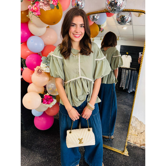 Tie Bottom Barrel Jeans