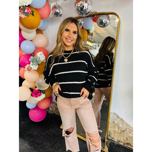 Black & White Sweater