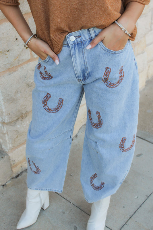 Lucky Me Horseshoe Jeans