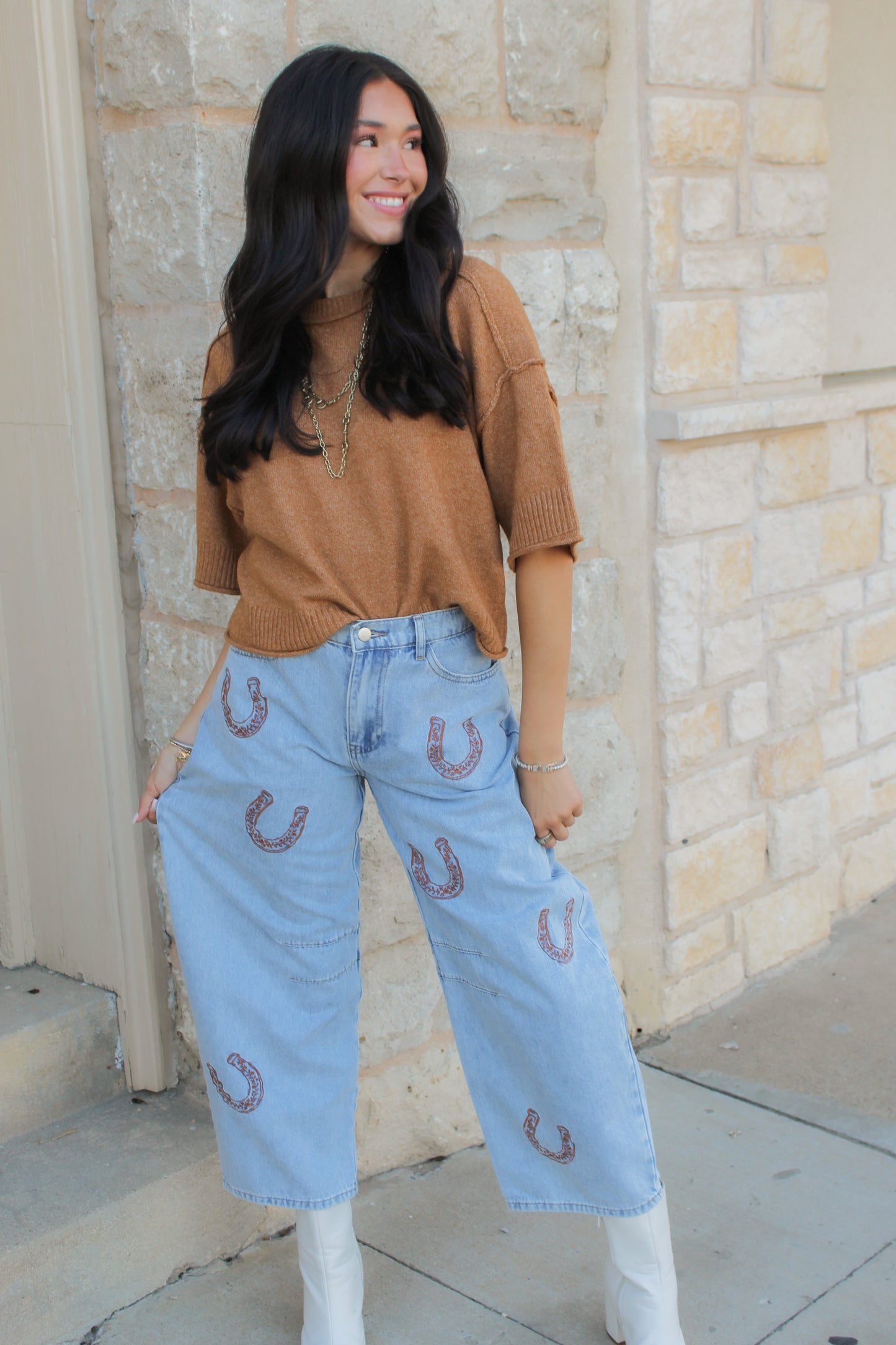 Lucky Me Horseshoe Jeans