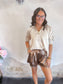 Luna Gold Shorts