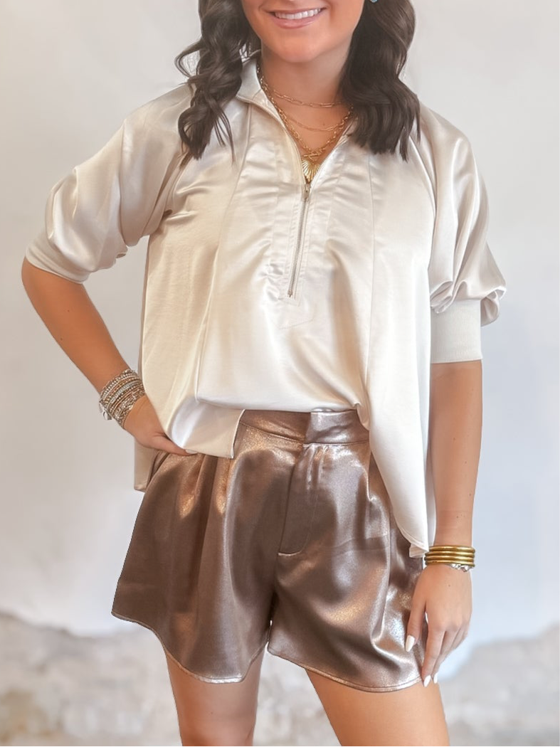 Luna Gold Shorts