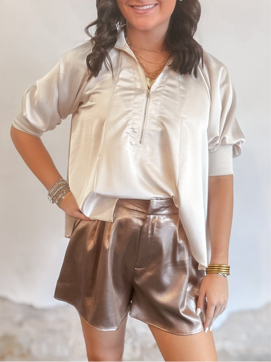 Luna Gold Shorts