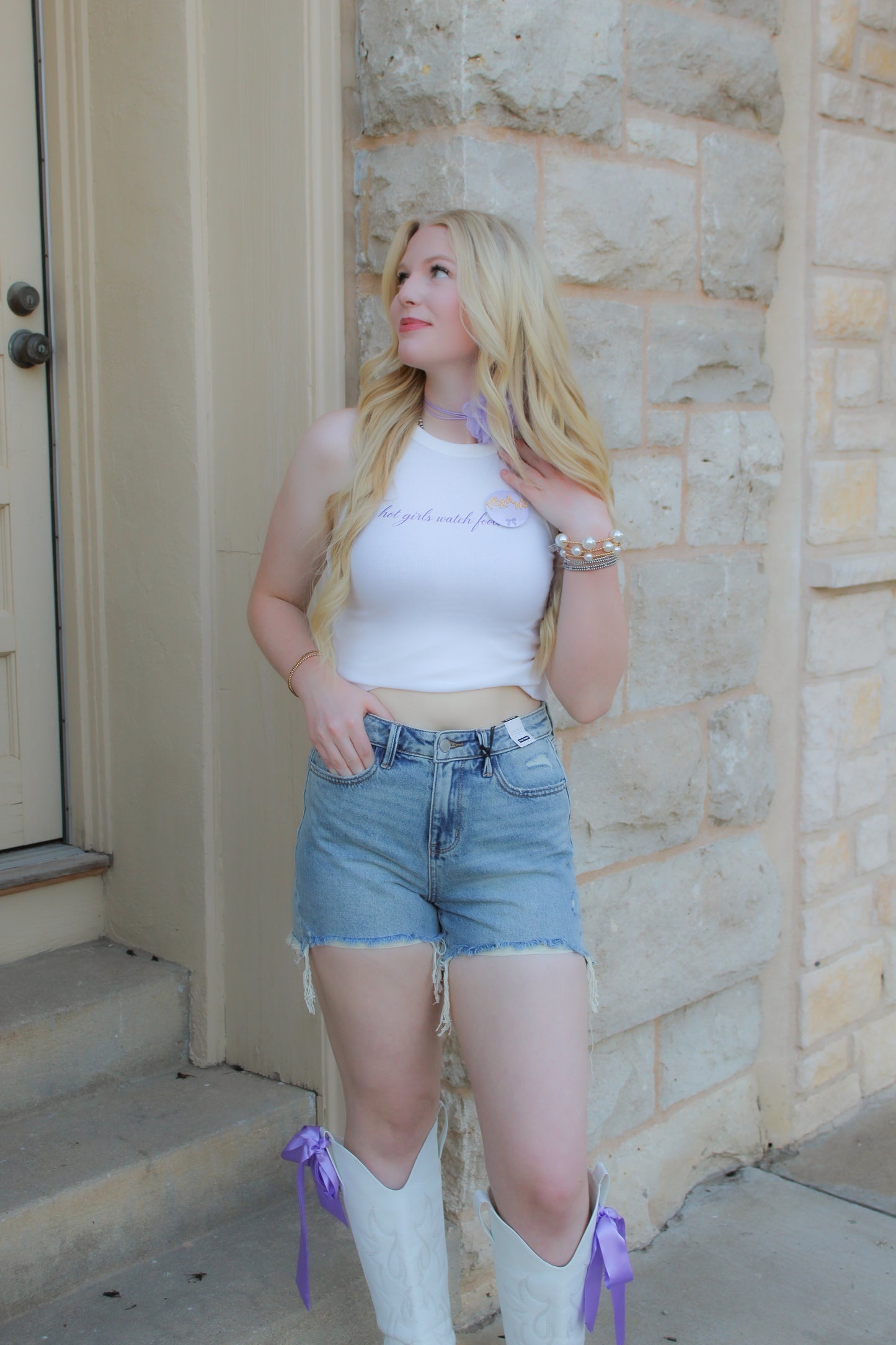 Hot Girls Watch Football Tank