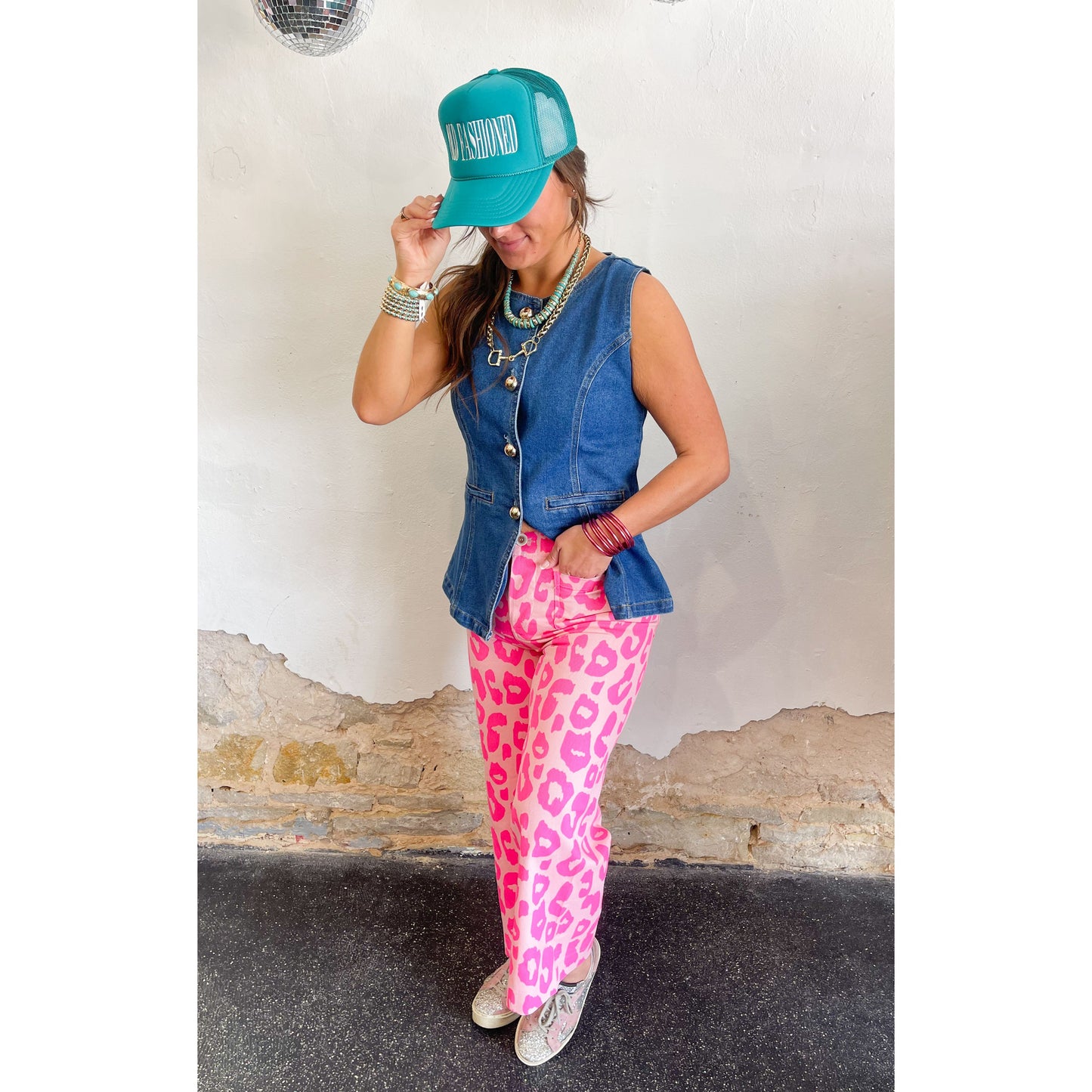 Fierce and Flirty Cheetah Denim
