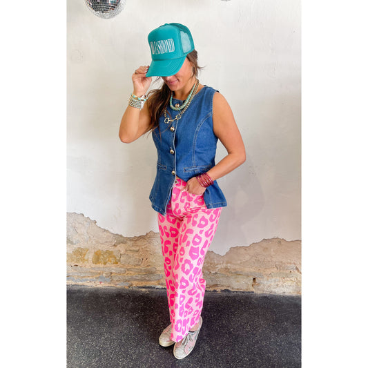 Fierce and Flirty Cheetah Denim