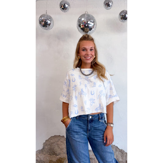 Wild West Darling Top