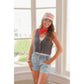 Charcoal Knitted Vest