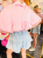 Ruffle Denim Shorts