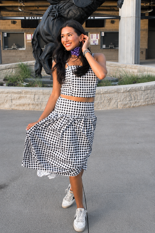 Gingham Girl Set