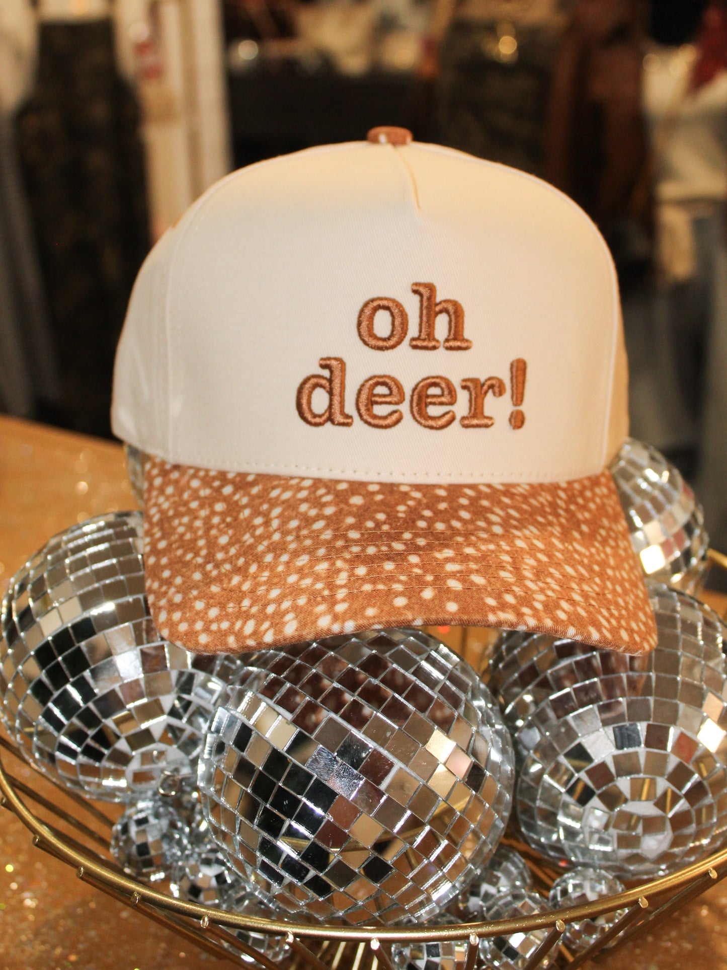Oh Deer! Fabric Hat