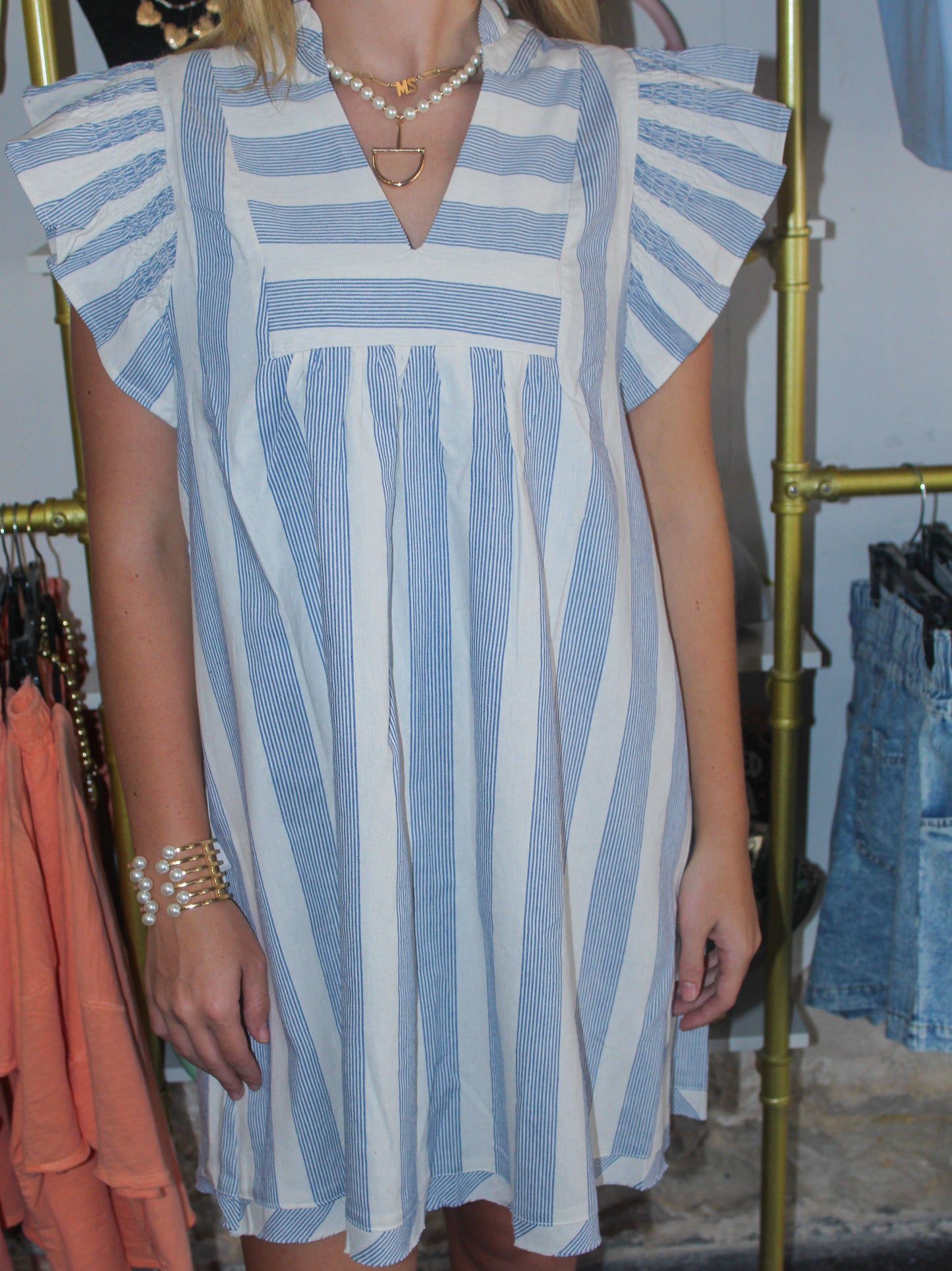 The Blue Roan Dress