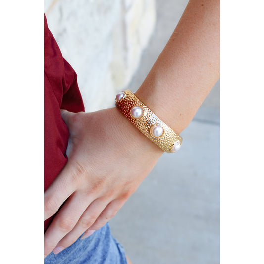 Pearl Of Mine Cuff
