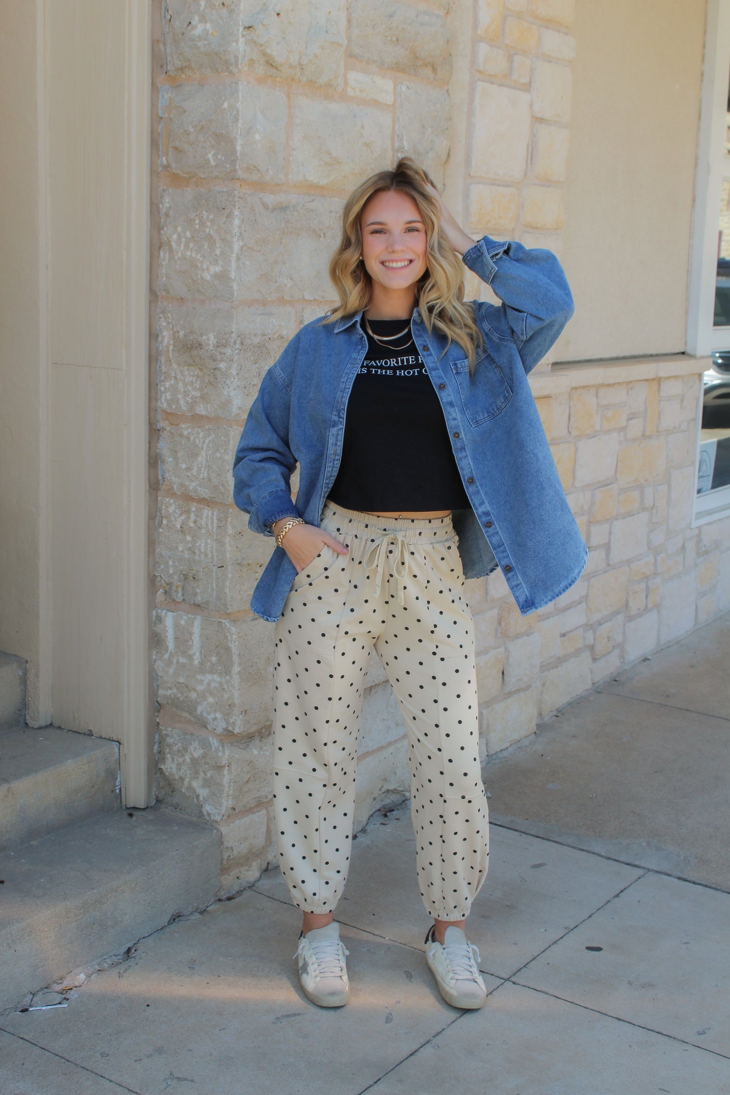The Cozy Dot Jogger