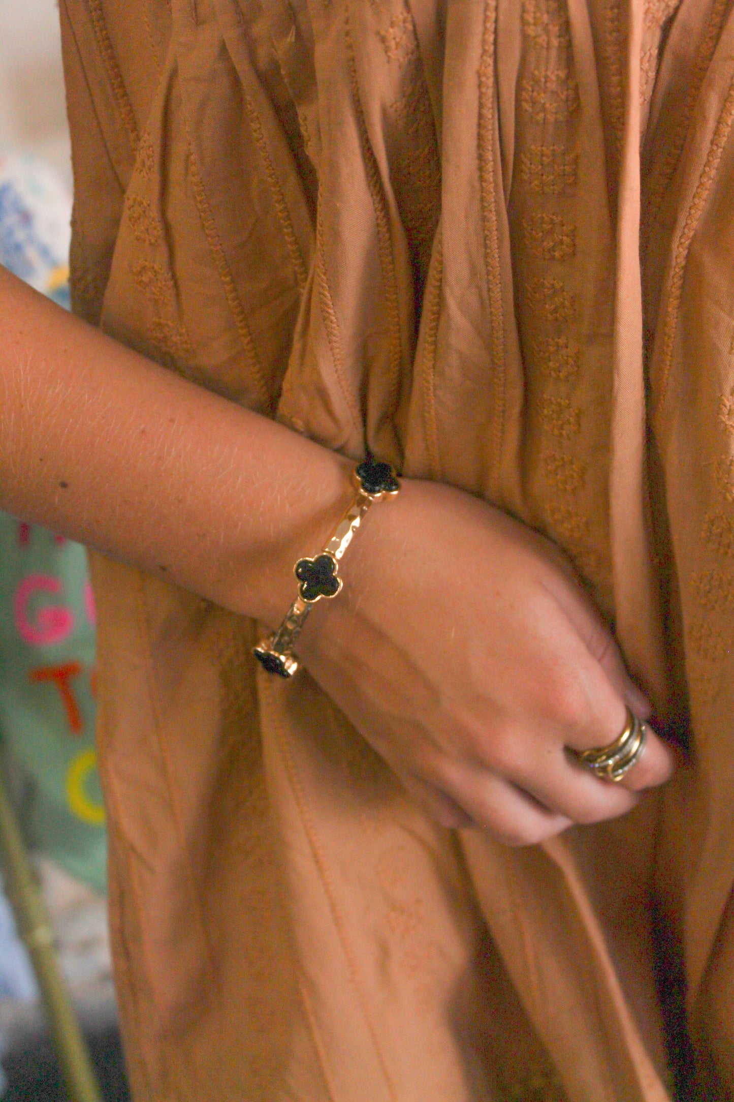 Midnight Clover Bracelet - GOLD