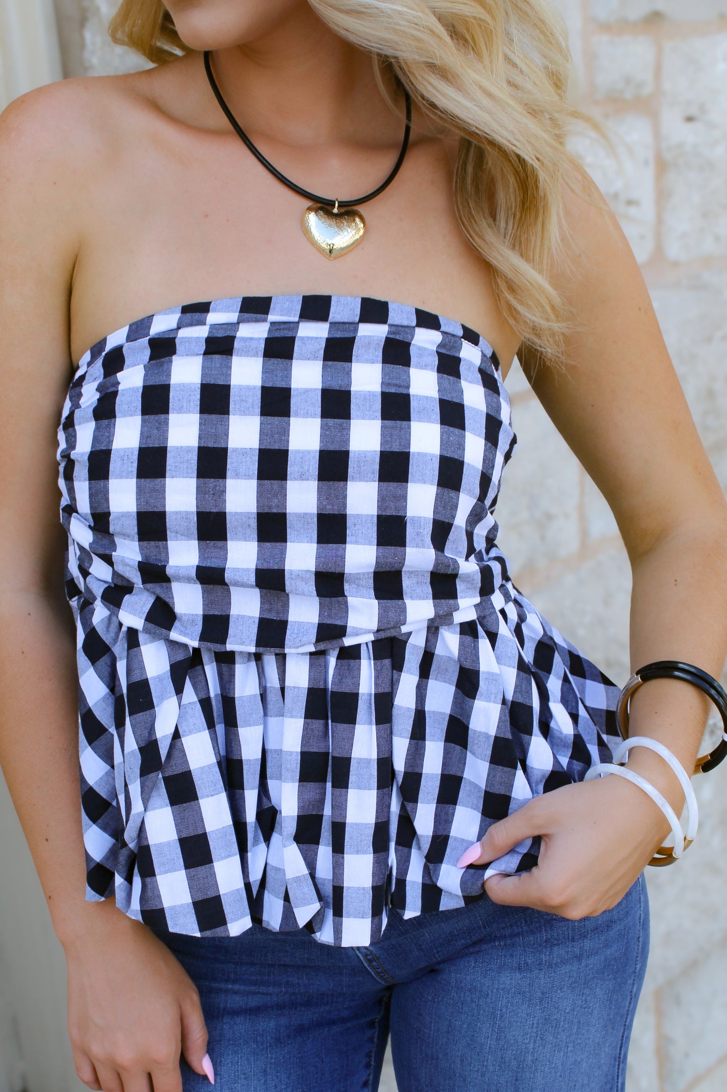 The Charlotte Gingham Top