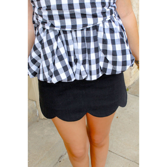 The Midnight Scallop Skirt