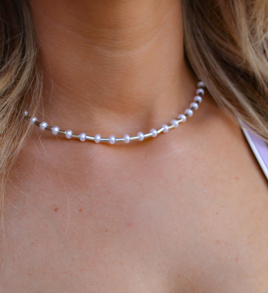 Sweet and Simple Pearl Necklace
