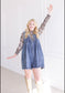 The Harper Denim Romper