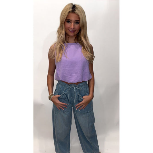 Lilac Melanie Top