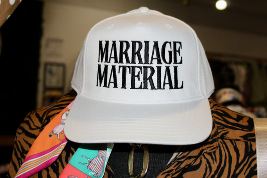 Marriage Material Fabric Hat