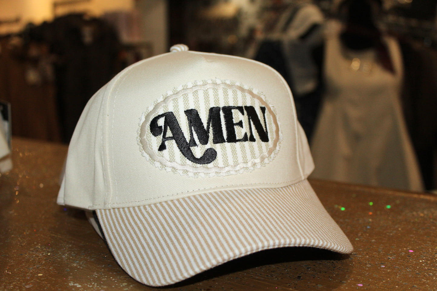 Black Amen - Fabric Hat