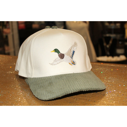 Velvet Mallard Hat - Fabric Hat