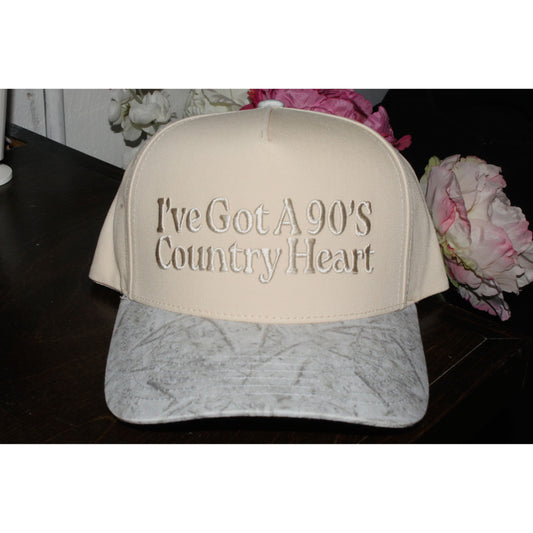 I’ve Got A 90’s Country Heart - Fabric Hat