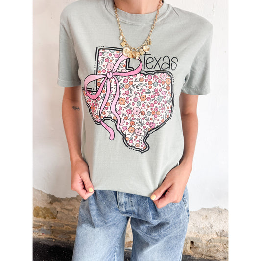 Texas Wildflower Bow Tee