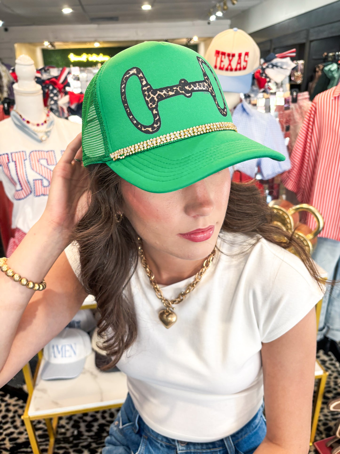 Green Bit Foam Hat