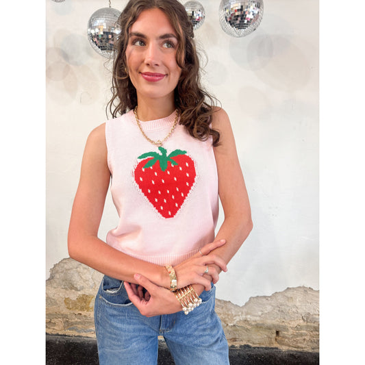 Berry Cute Knit Vest