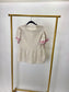 Embroidered Ruffle Top
