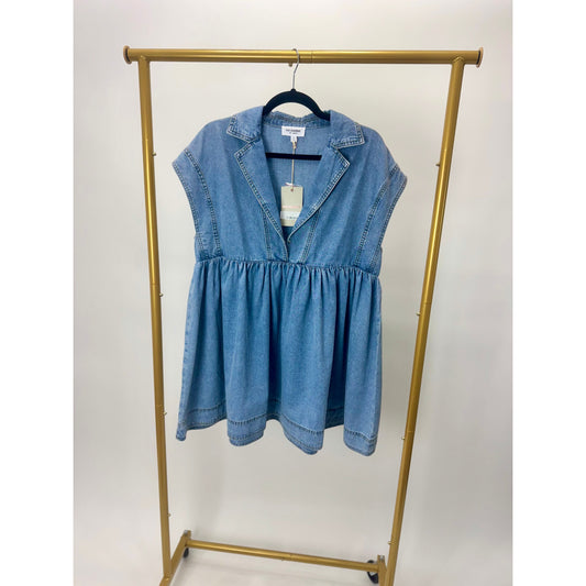 Denim Baby Doll Dress