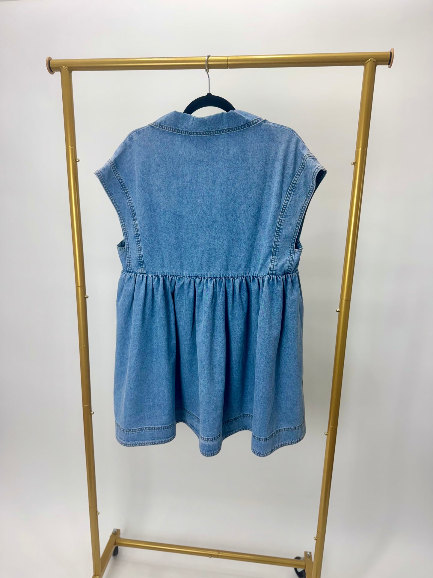 Denim Baby Doll Dress