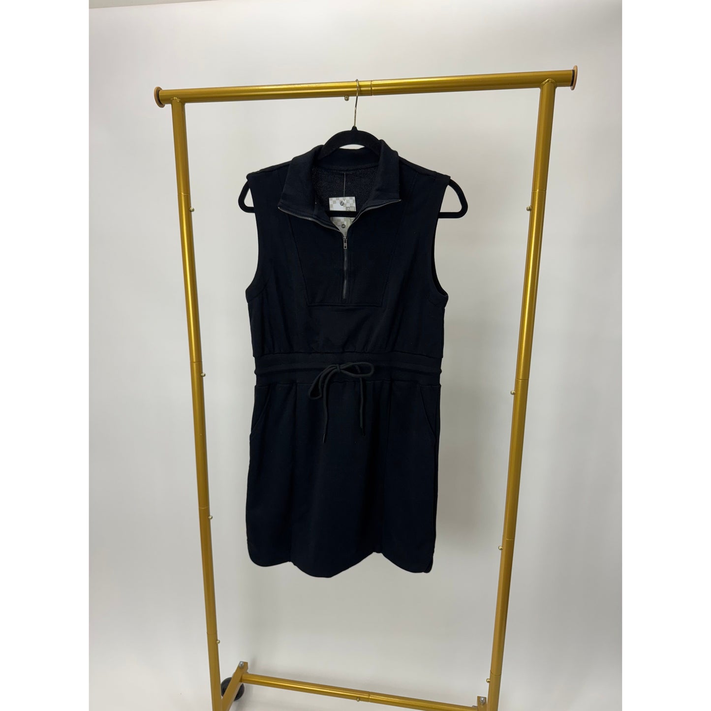 Black Drawstring Dress