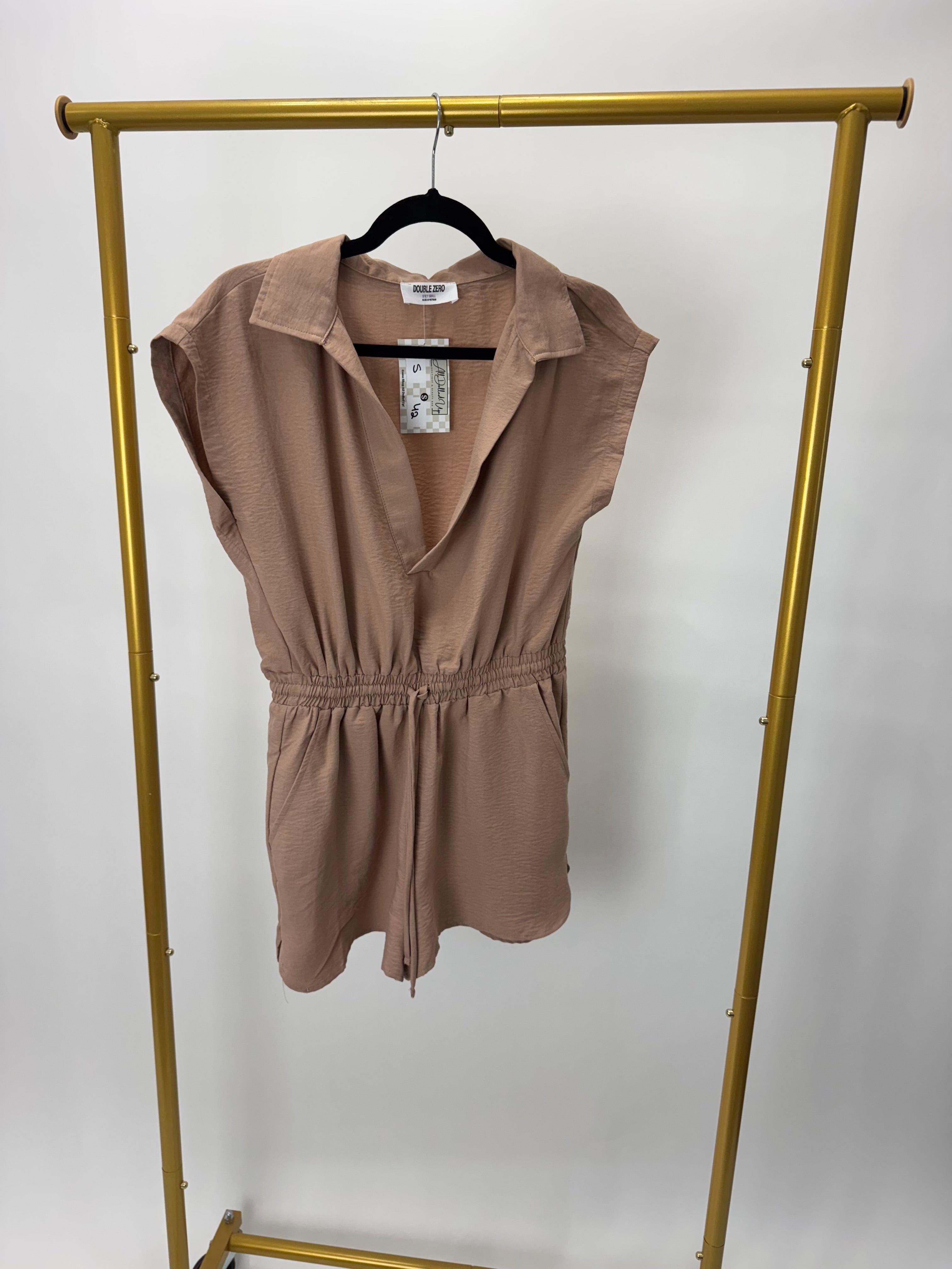 Dark Taupe Romper