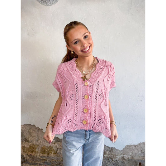 Baby Pink Cozy Sweater